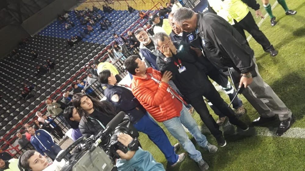 Estructura cedió en el Estadio Cap y dejó herido a delegado de la ANFP