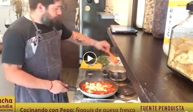 Ñoquis a la Fuente Penquista: dueño del conocido local enseñó receta para la cuarentena