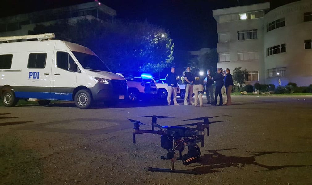 Atraparon con drones a 59 personas que incumplieron toque de queda en el Biobío