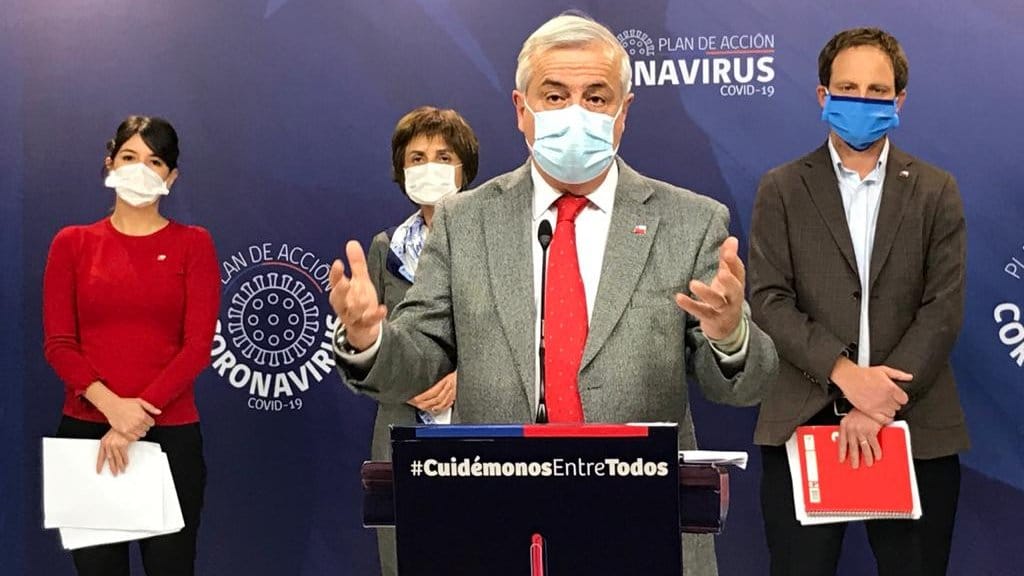 Chile subió 985 casos de coronavirus en las últimas 24 horas y registró 7 fallecidos