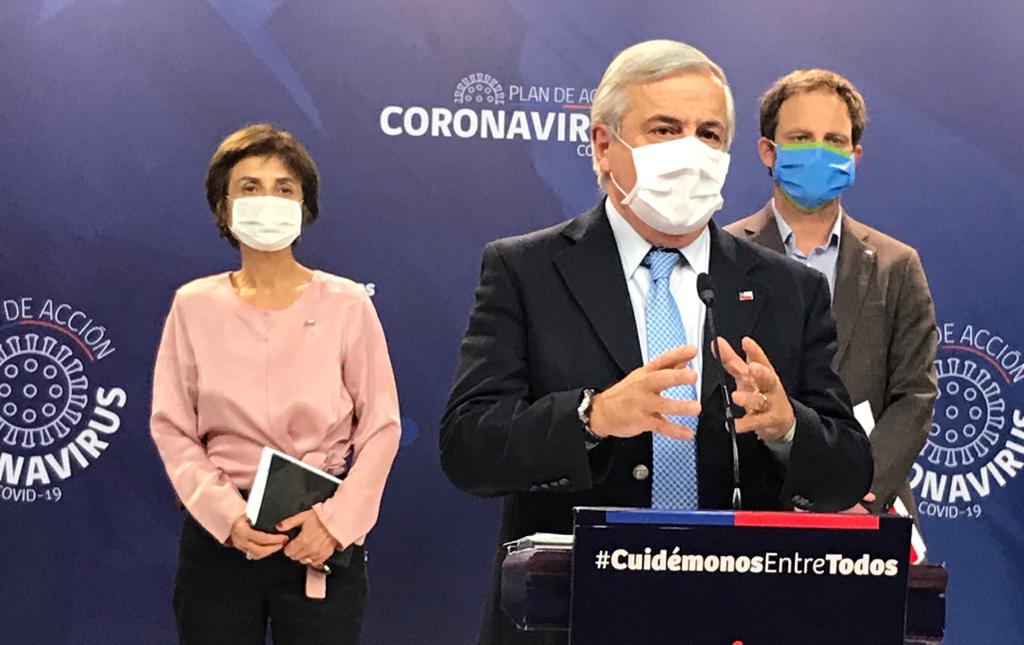 Chile sumó 8 nuevas muertes por Covid-19, contagios se elevan a 11.812