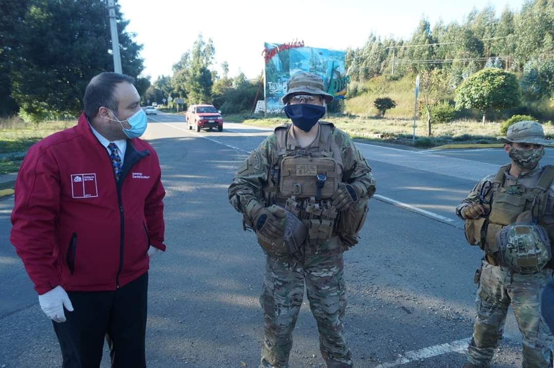 Revisan puntos del cordón sanitario que partirá hoy en el Gran Concepción