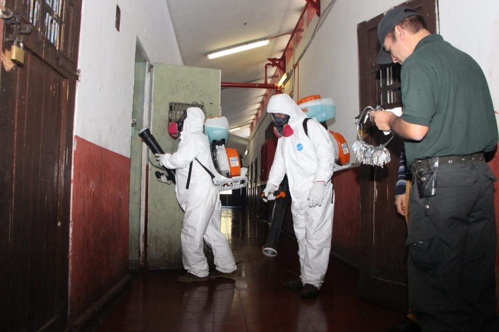 Estricta revisión de medidas sanitarias en penales de la Región del Biobío