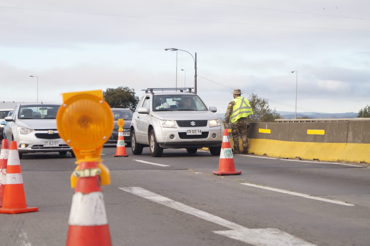 Mop entrega elementos de seguridad vial en cordones sanitarios del Biobío
