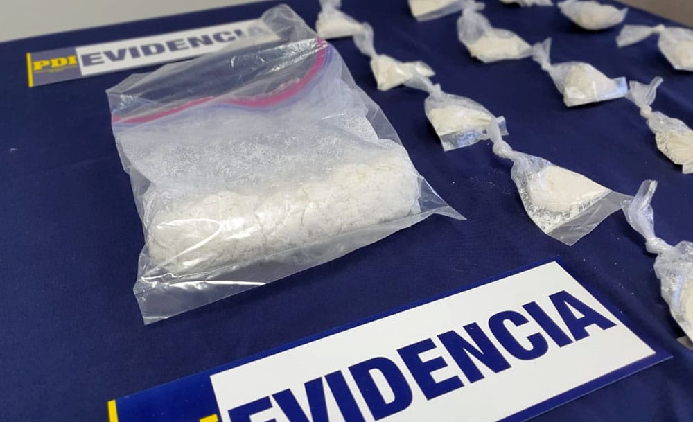 Decomisan más de 16 mil dosis de droga que serían comercializadas en Concepción y Talcahuano