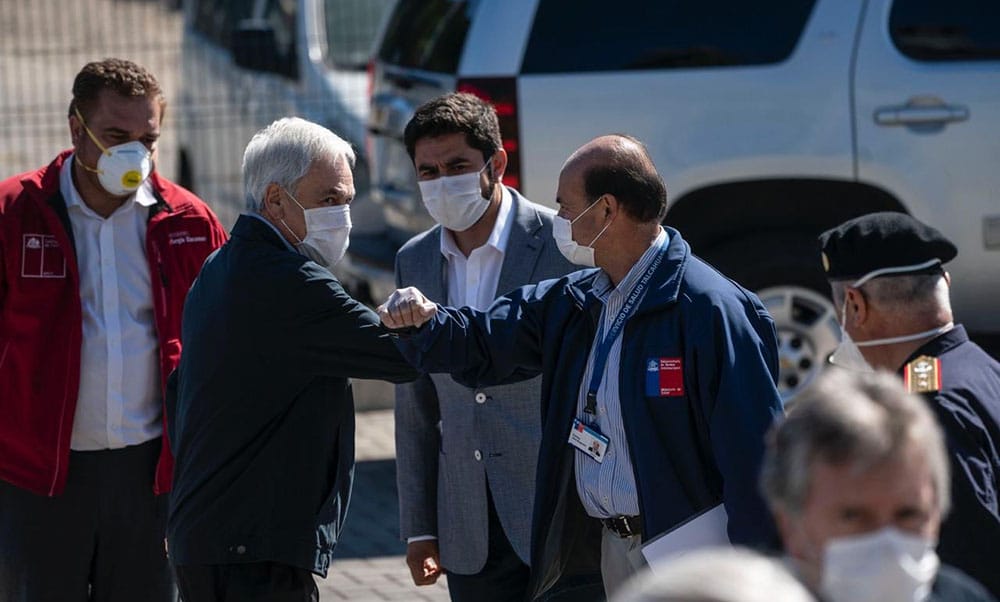 Alcalde de Talcahuano aprovechó visita de ministro Mañalich y solicitó cuarentena para el Puerto