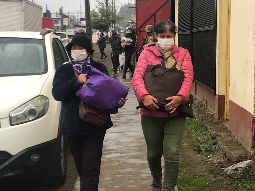 Comenzó entrega de kits de higiene en campamentos del Biobío para enfrentar el Covid-19