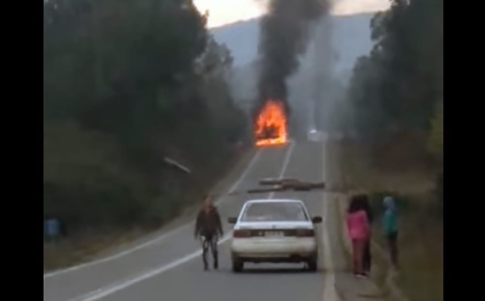 Ataque incendiario consumió dos camiones en la Provincia de Arauco
