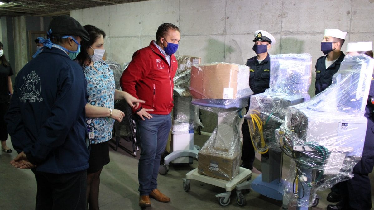 Hospital Las Higueras recibe aporte de camas y ventiladores para enfrentar el Covid-19