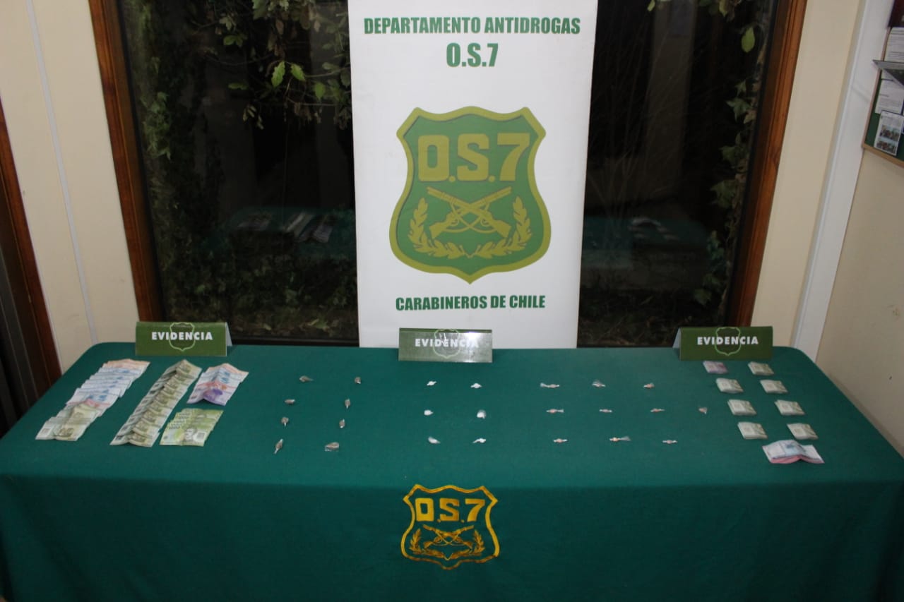 Desbaratan banda con “servicio delivery” de éxtasis, cocaína y creepy en Concepción