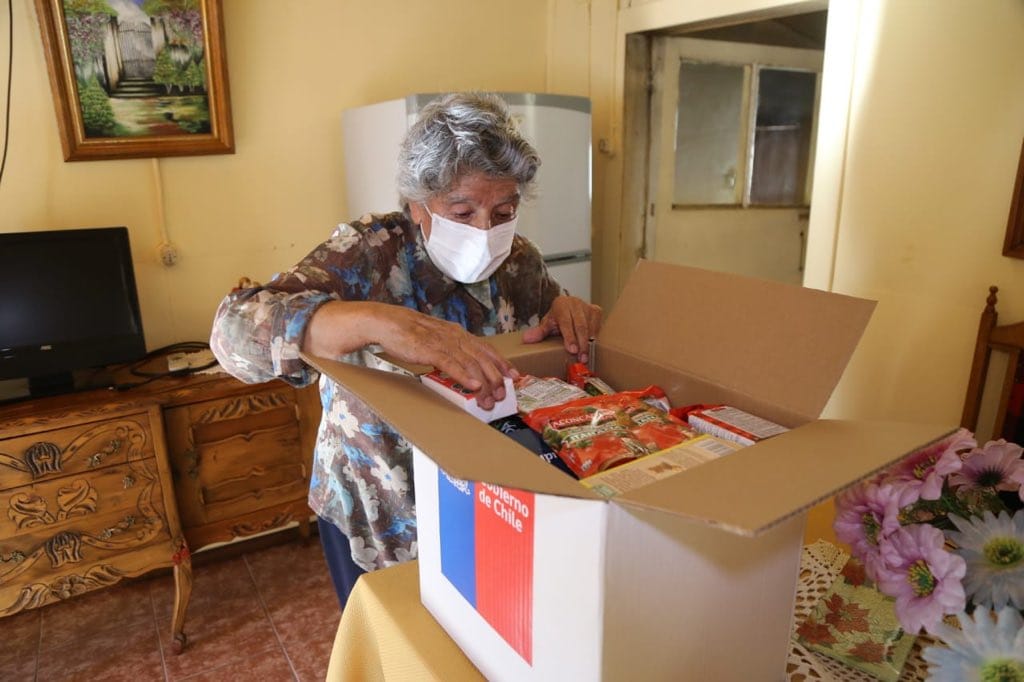 En Antuco y Alto Biobío se entregaron la primeras cajas de alimentos en la Región