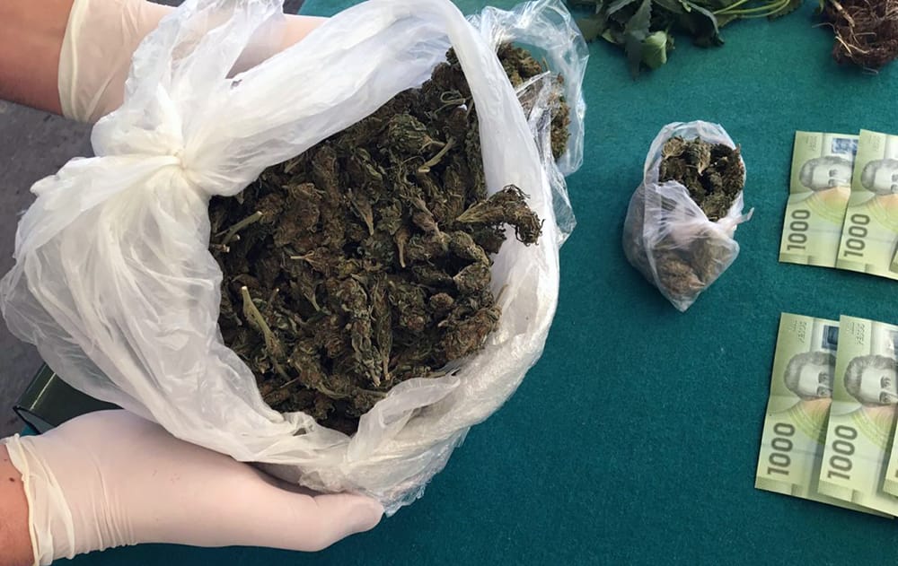 Pelea callejera entre dos sujetos en Concepción terminó con 2.500 dosis de droga incautadas