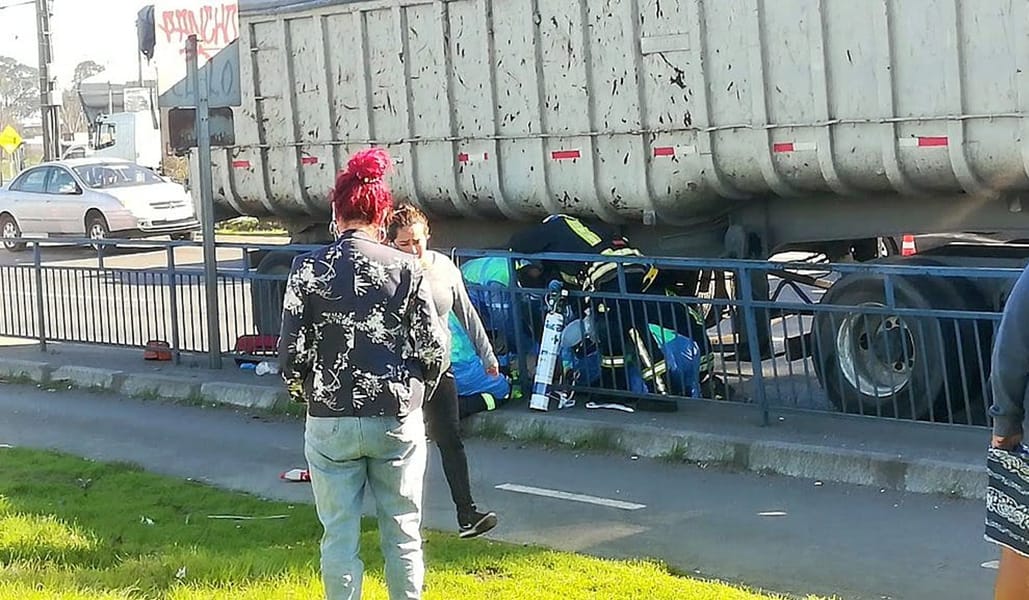 Motociclista murió en la Ruta 160 en San Pedro de la Paz