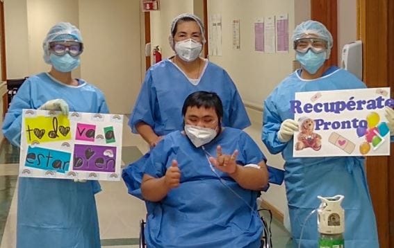 Joven con síndrome de Down y diabetes logró vencer al coronavirus
