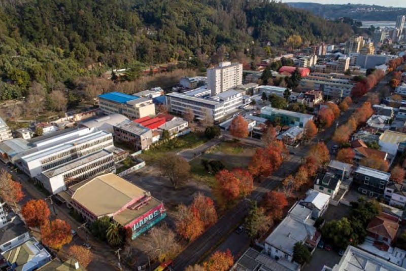 Cinco edificios quieren levantar en ex Colegio Alemán de Concepción