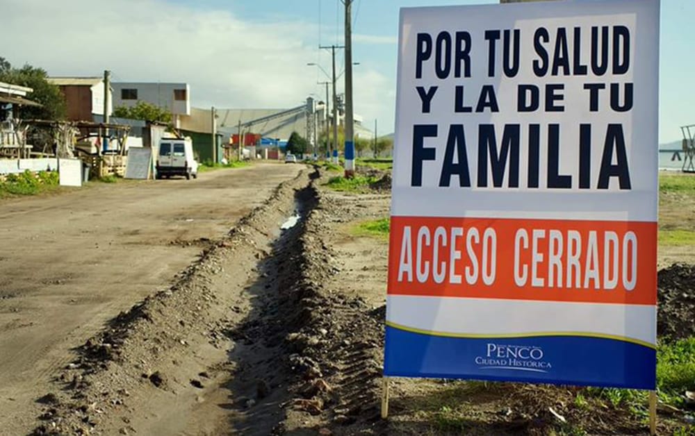 Cierran acceso vehicular a concurrida playa de Penco