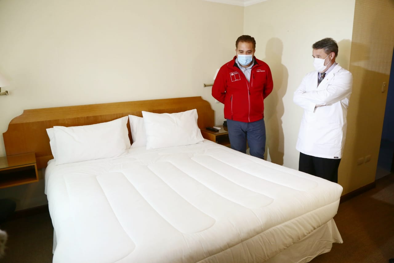 Habilitan céntrico hotel de Concepción para atención de residencia sanitaria Covid-19