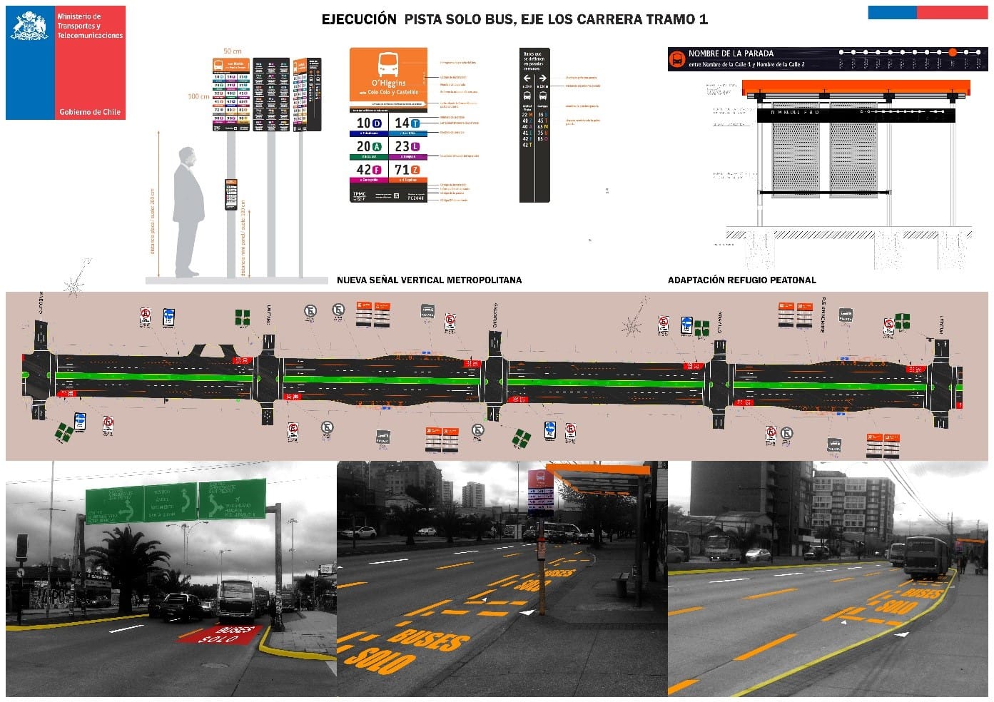 Proyecto renovará el corredor de transporte en Chiguayante