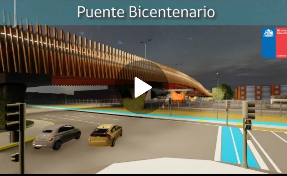 Presentan viaducto que unirá el Puente Bicentenario y Chacabuco