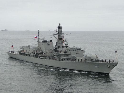 Detectan brote de Covid-19 en fragata Lynch en Talcahuano