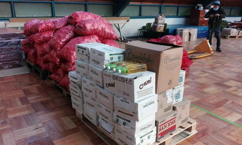 Entregan más de 3 mil kilos de alimentos a comedores solidarios de San Pedro de la Paz
