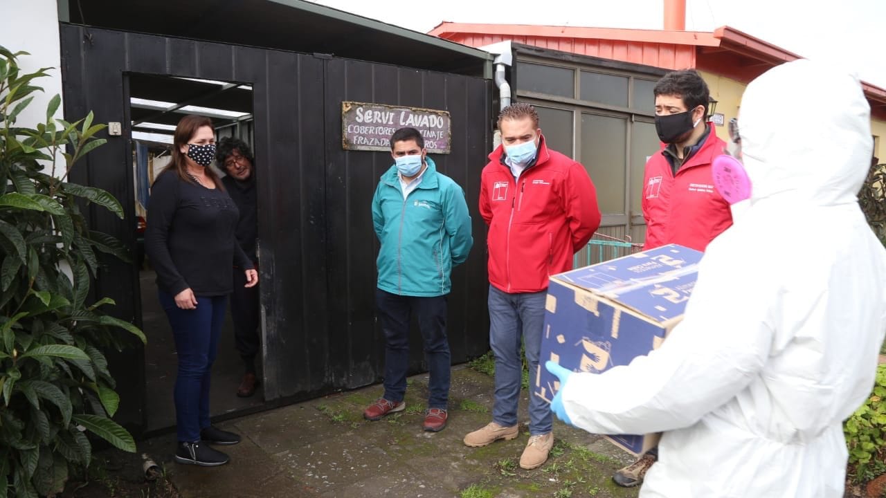 En Talcahuano comenzó segunda etapa de entrega de 190 mil cajas de alimentos en Biobío