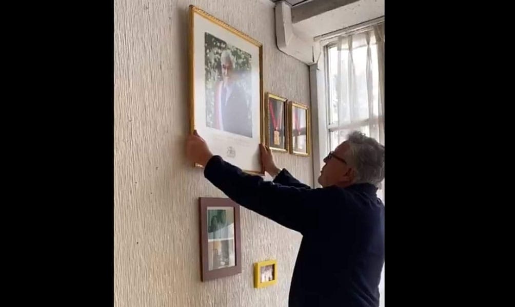 Alcalde de Rancagua retiró fotografía del Presidente Piñera de su oficina
