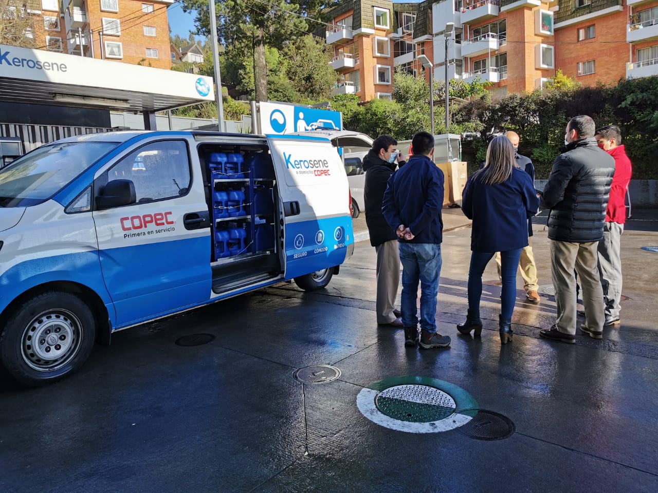 Habilitan nueva modalidad de venta de parafina a domicilio en Concepción