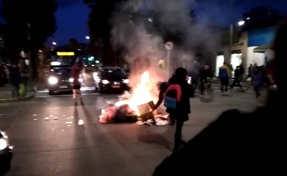 Reportan manifestaciones en diversas comunas del Gran Concepción