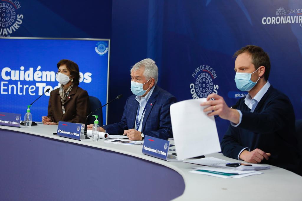 Minsal reporta 104 fallecidos inscritos en el Registro Civil y 2.475 casos nuevos