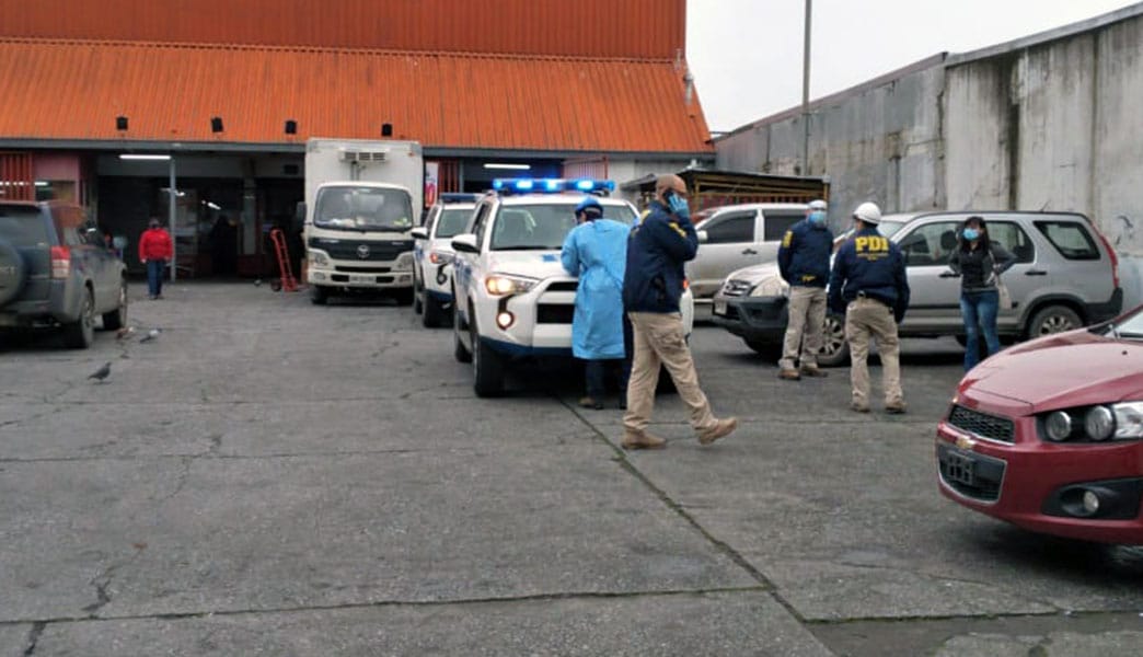 Amplio operativo sanitario por persona con Covid-19 en céntrico supermercado de Concepción
