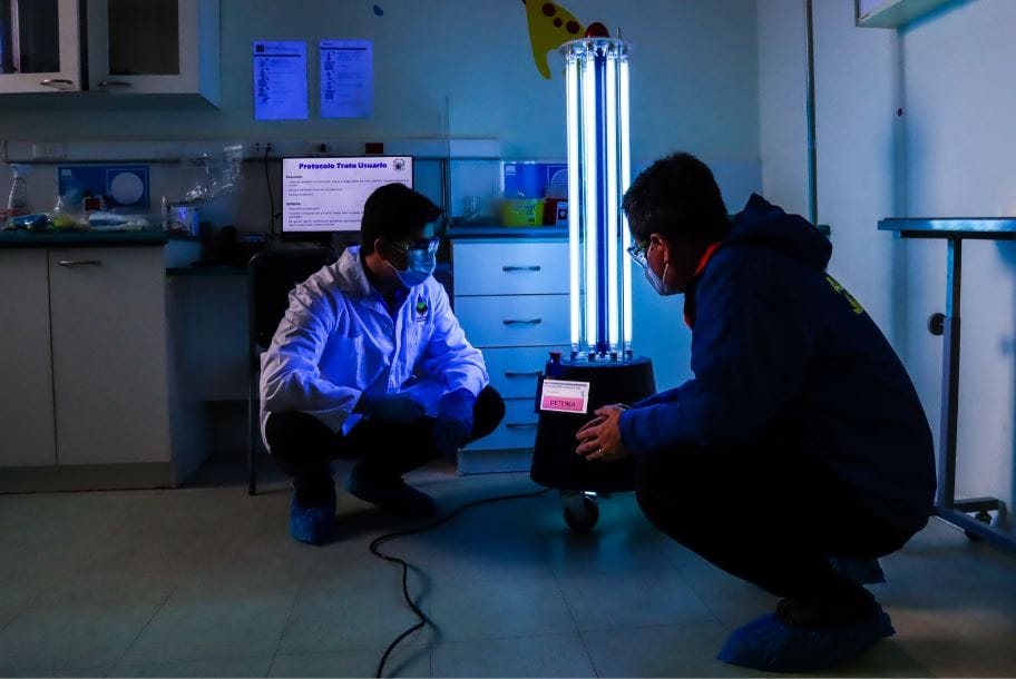 Radiación UV: el moderno sistema de sanitización que se implementó en SAR de consultorio penquista