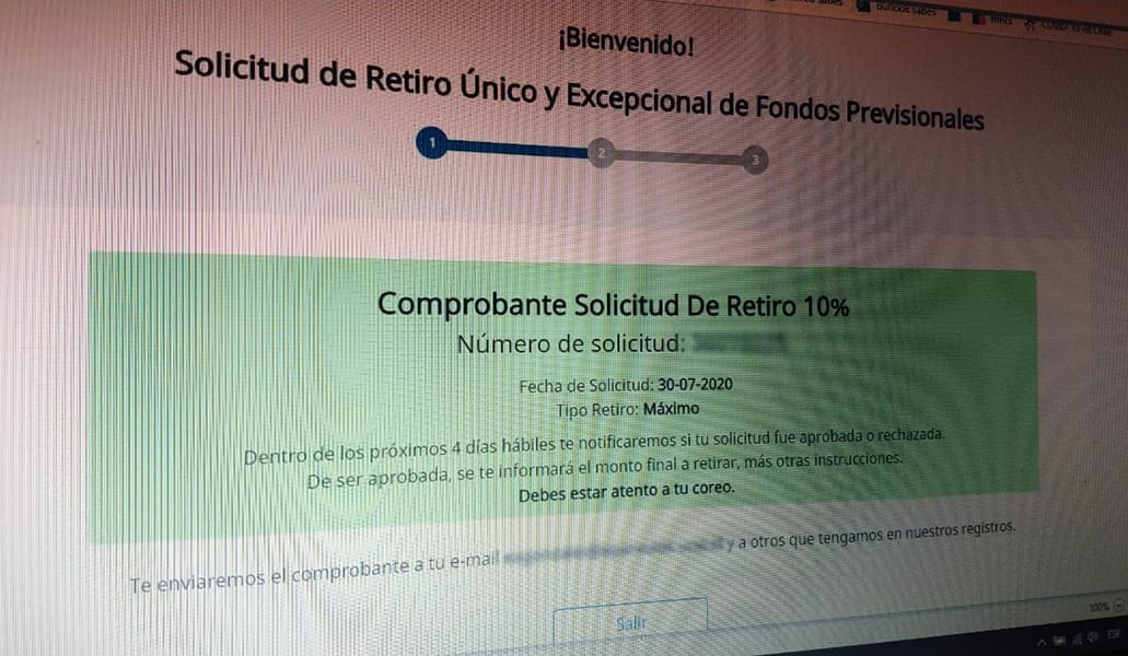 Balance retiro 10% AFP: Un 99,4% de los cotizantes solicitó sacar el máximo permitido