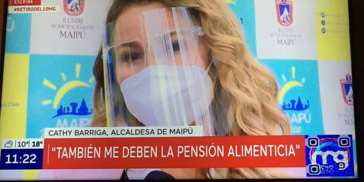 Increíble revelación de Cathy Barriga: “A mí también me deben la pensión alimenticia”