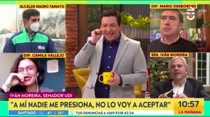El chistoso Ringtone de Iván Moreira que sonó mientras hablaba sobre la crisis en la UDI