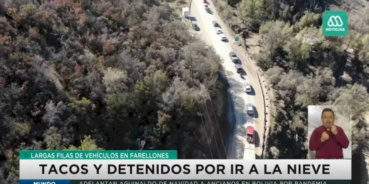 Indignación en redes sociales por alta congestión hacia “la nieve” en el inicio del desconfinamiento