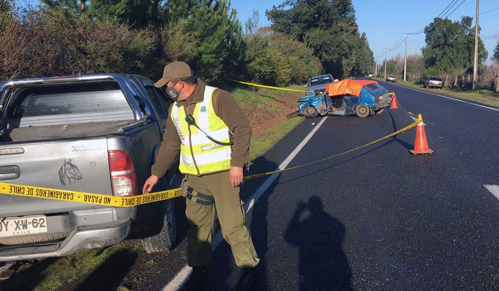 Padre e hijo fallecieron tras violenta colisión vehicular camino a Los Ángeles