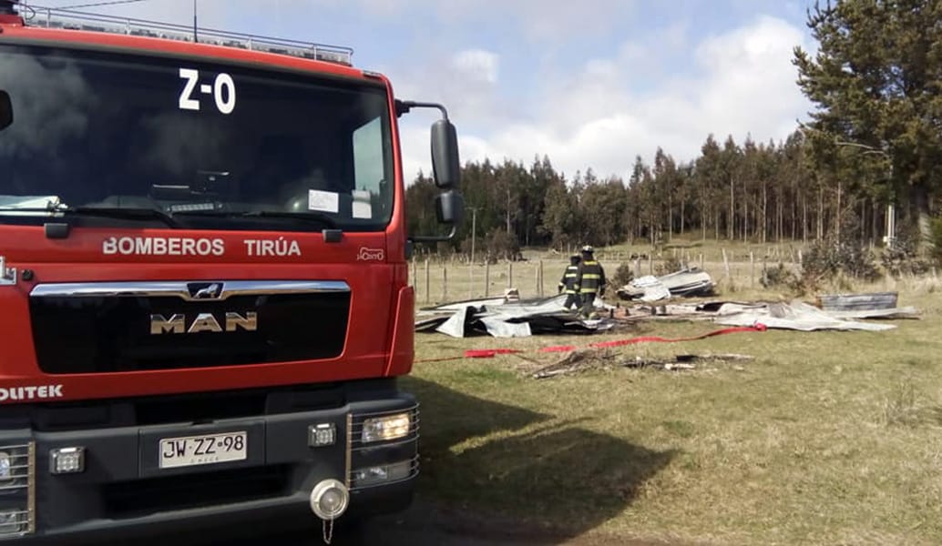 Comandancia de Bomberos de Tirúa ordenó no acudir a incendios producto de la violencia en la zona