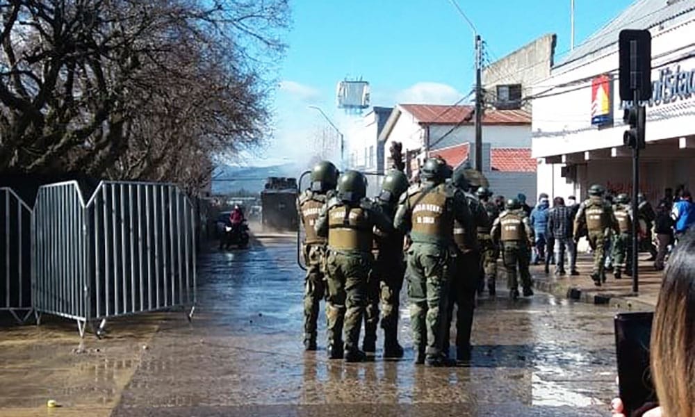 Enfrentamientos se registran en Cañete tras marcha mapuche
