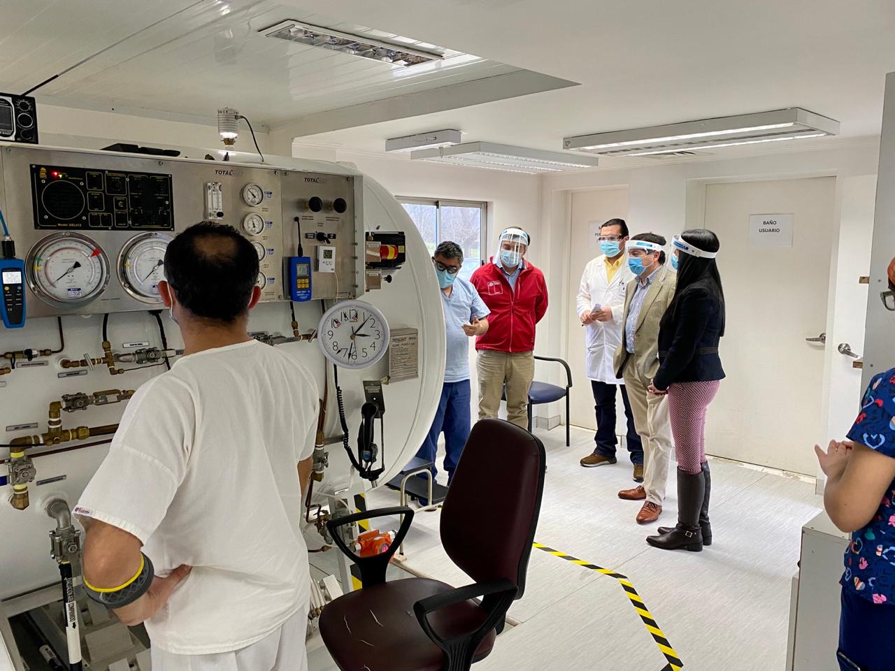 Cámara hiperbárica del Hospital San Vicente reinició  sus atenciones en Prov. de Arauco