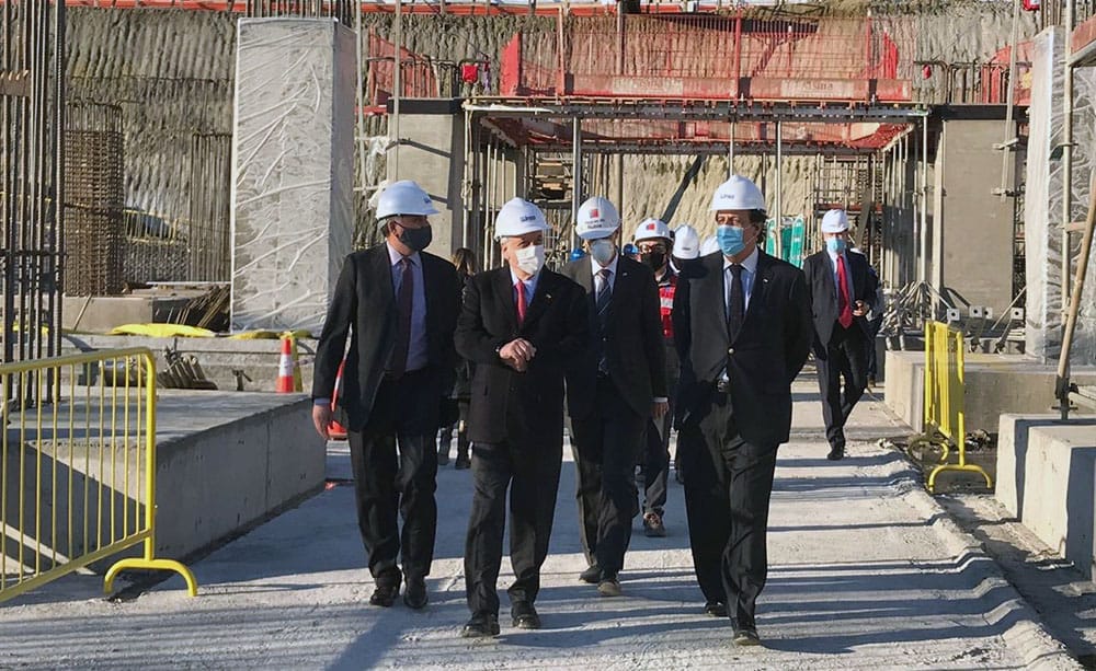 Presidente Piñera visitó obras del nuevo Hospital Regional de Ñuble