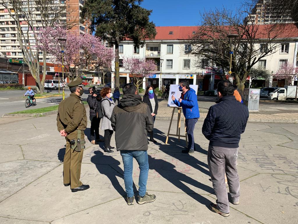 Municipio de Concepción instalará alarmas comunitarias en Plaza Perú