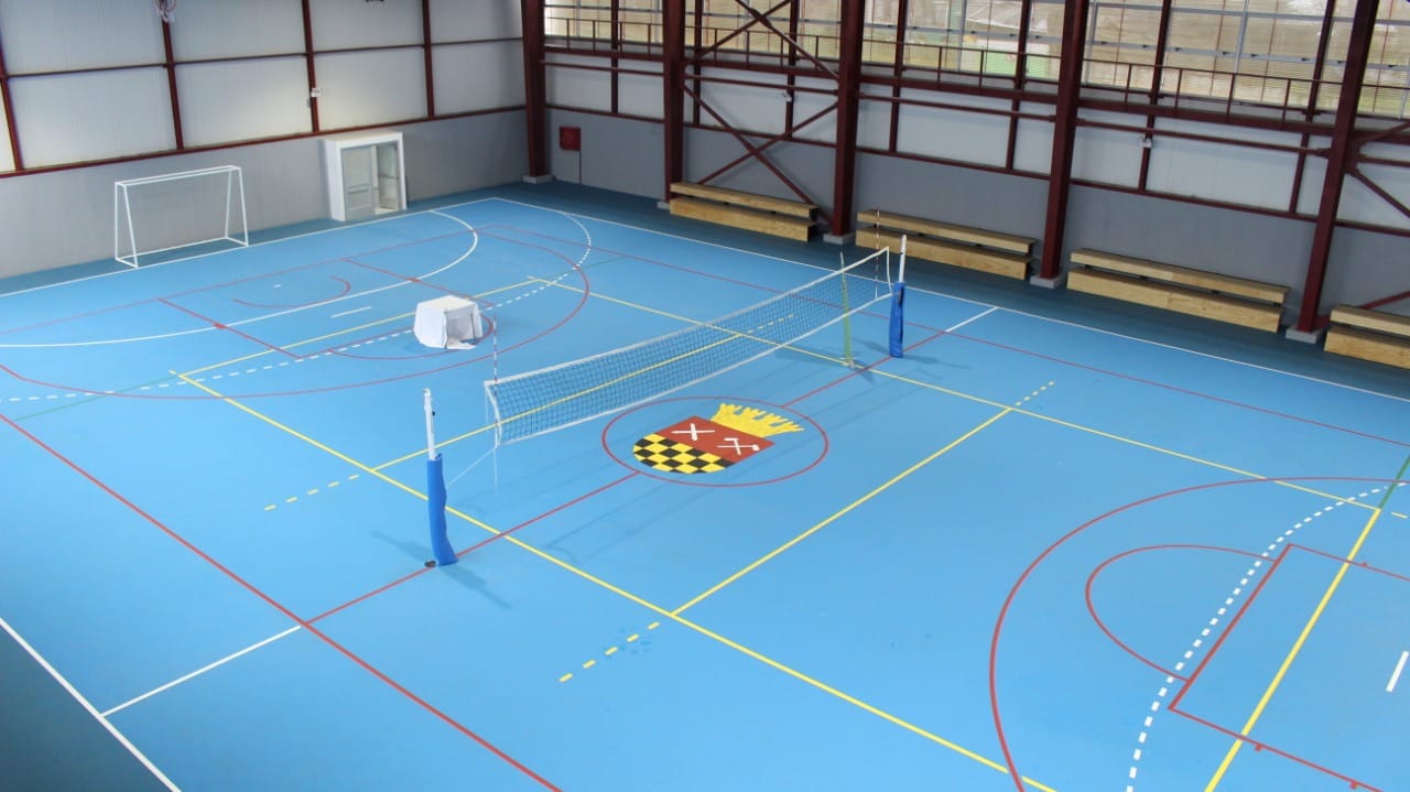 Santa Bárbara cuenta con nuevo y moderno gimnasio polideportivo para la comunidad