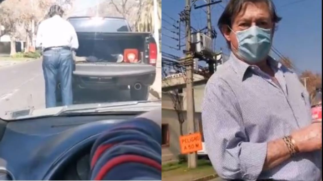 Captan a Emeterio Ureta transportando a trabajador en maletero: “vamos aquí al lado… a dos cuadras”