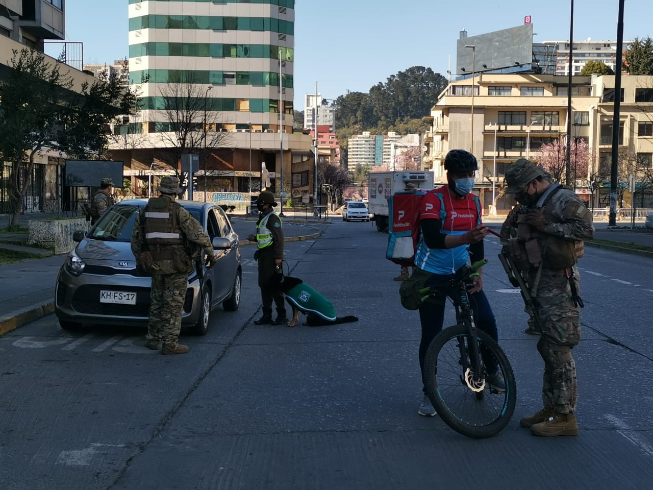 Primera jornada de cuarentena en el Gran Concepción dejó 158 detenidos