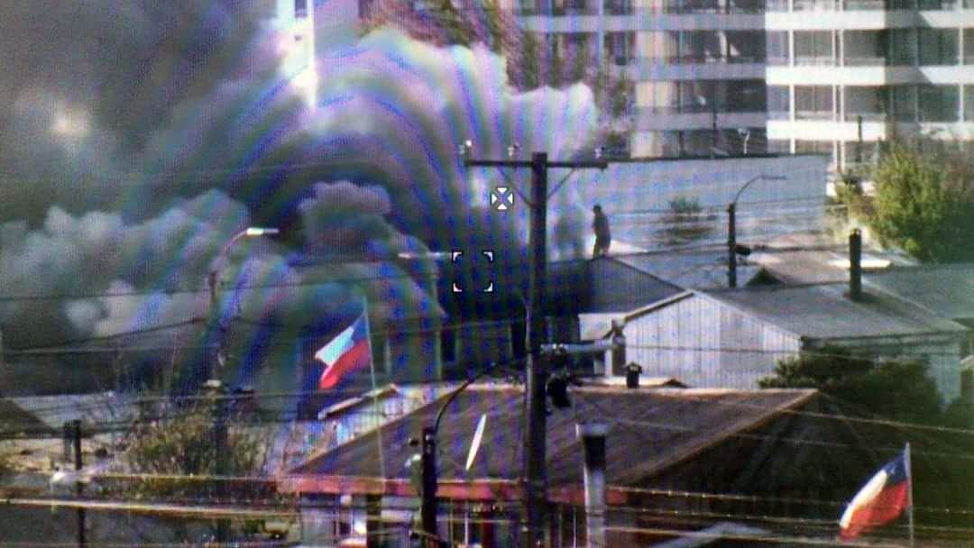 Incendio de vivienda en San Pedro de la Paz deja siete damnificados