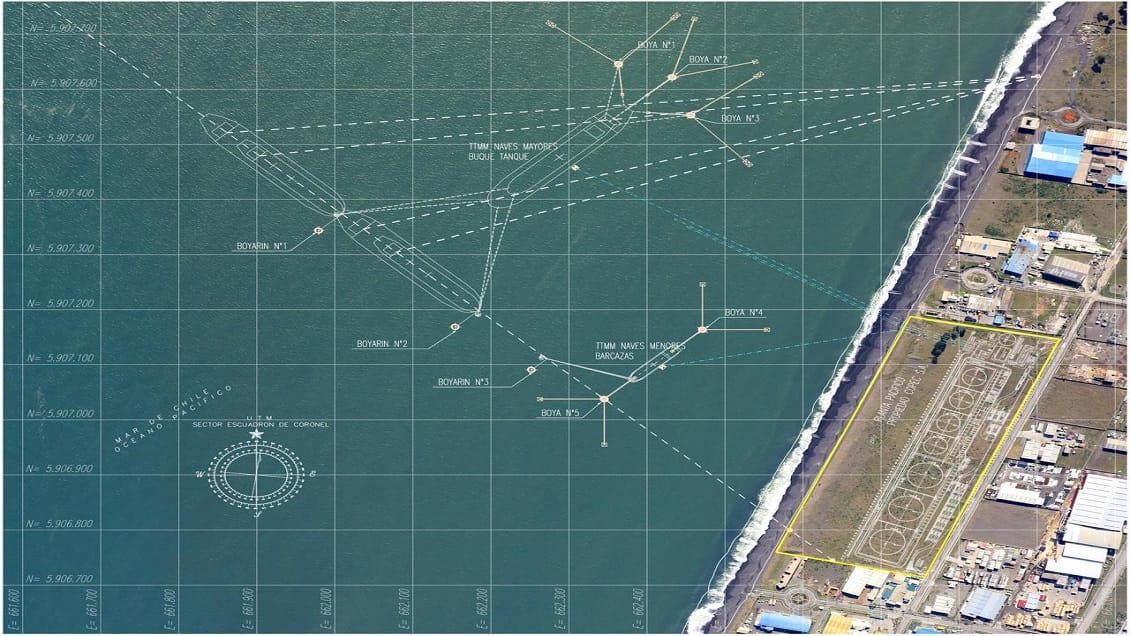 Piden a Tercer Tribunal Ambiental que frene terminal de hidrocarburos de Copec en Coronel