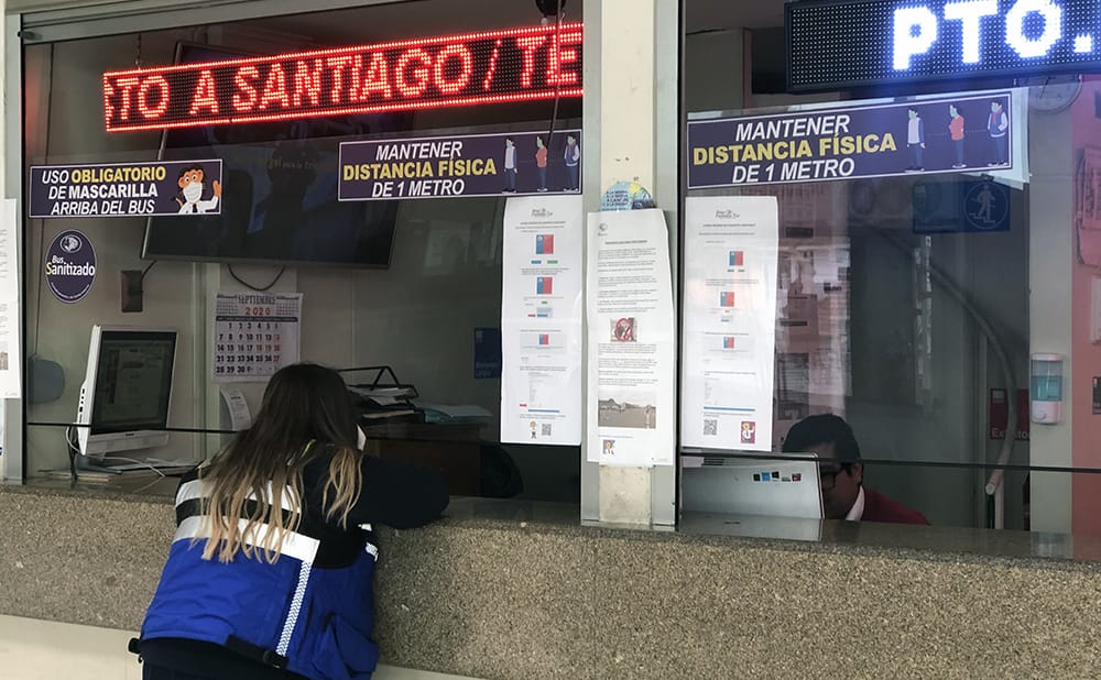 Implementan nuevo Protocolo de Viajes Interurbanos en terminales de buses del Biobío