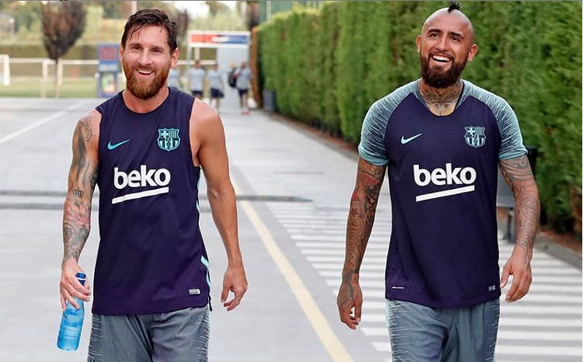 El sentido mensaje de despedida que Lionel Messi le dedicó a Arturo Vidal