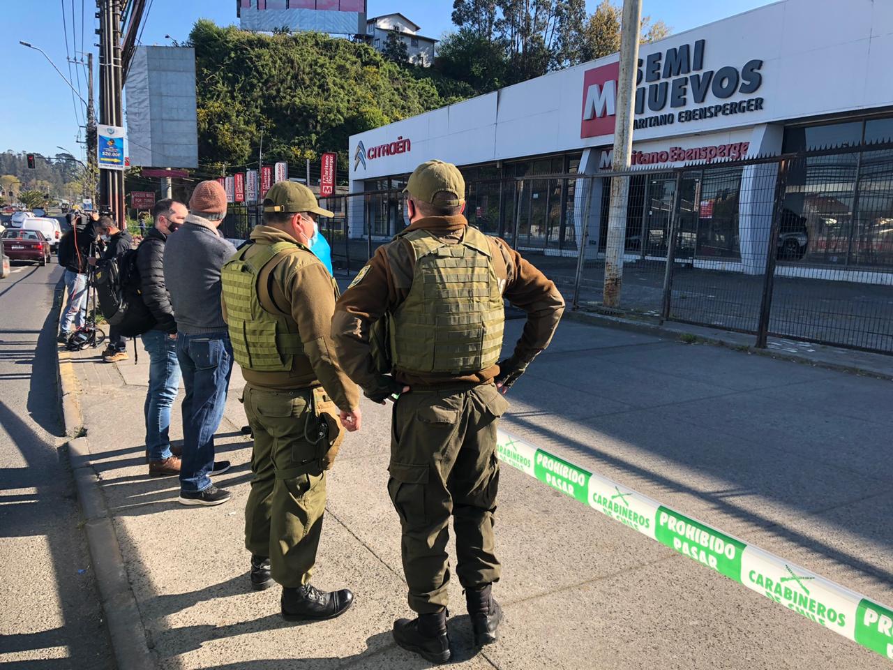 Gerente de automotora en Concepción tras ataque incendiario: “ingresaron con combustible, quemaron 4 vehículos”